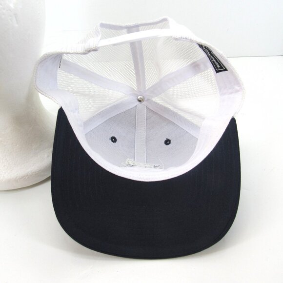 Dep Ag Services Embroidered Logo Men's Trucker Style Mesh Back Snapback Cap Hat - Picture 7 of 8